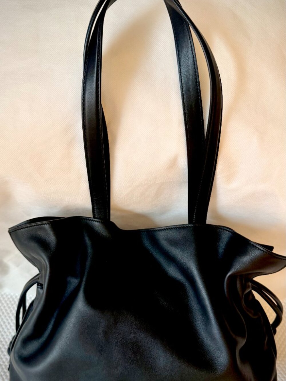 LOEWE XL FLAMENCO CLUTCH/BAG IN NAPA CALFSKIN - Picture 8 of 9
